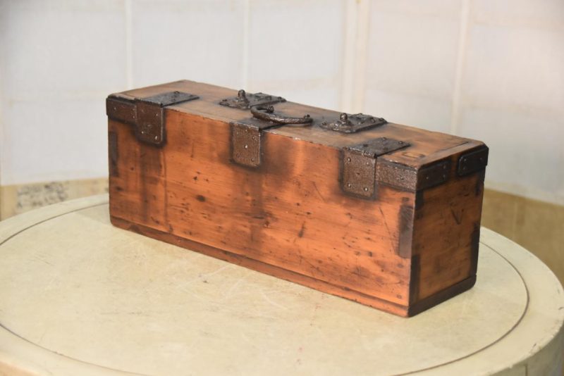 Edo Period Kinko Coin Box Width:395mm - Image 6