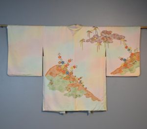 Japanese Vintage Silk Jacquard Haori Jacket