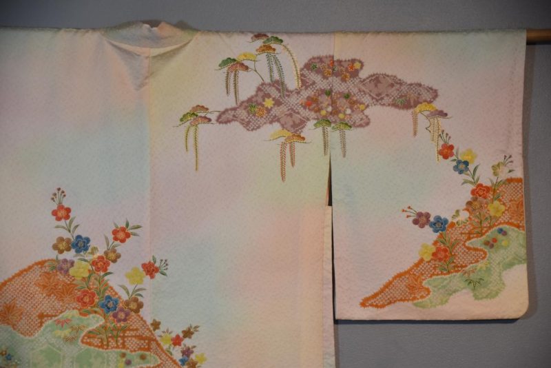 Japanese Vintage Silk Jacquard Haori Jacket - Image 9