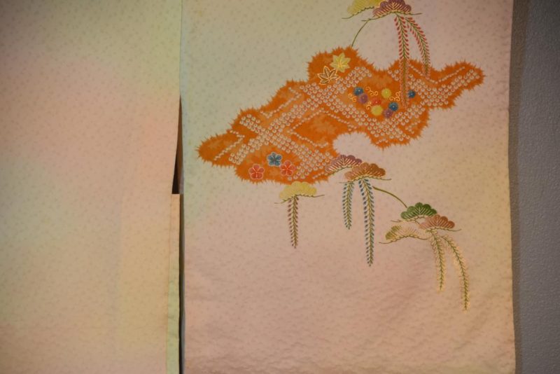 Japanese Vintage Silk Jacquard Haori Jacket - Image 5