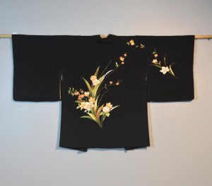 Japanese Vintage Silk Jacquard Haori Jacket