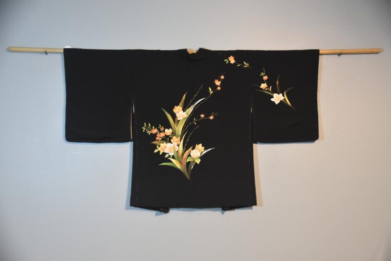 Japanese Vintage Silk Jacquard Haori Jacket