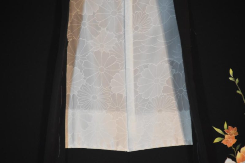 Japanese Vintage Silk Jacquard Haori Jacket - Image 3