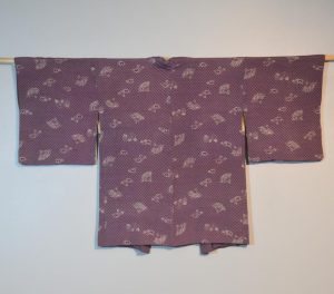 Japanese Vintage Silk Jacquard Haori Jacket