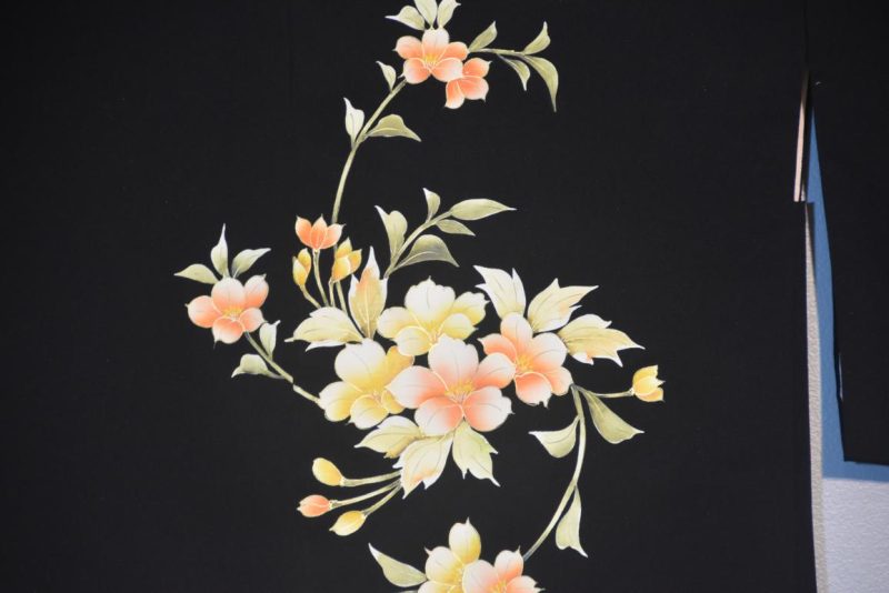 Japanese Vintage Silk Haori Jacket - Image 2