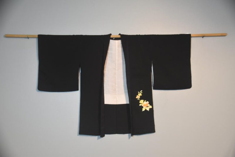 Japanese Vintage Silk Haori Jacket - Image 4
