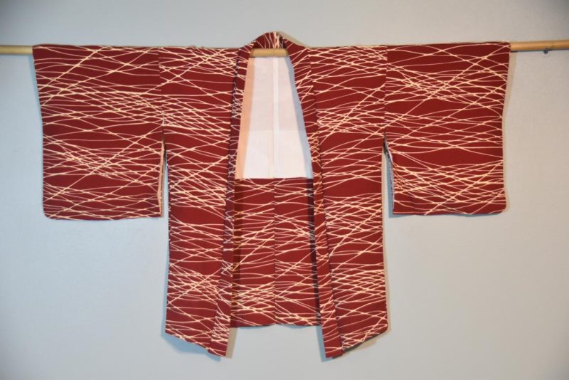 Vintage Japanese Silk Haori Jacket - Image 2