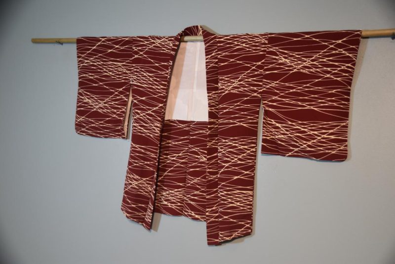 Vintage Japanese Silk Haori Jacket - Image 4