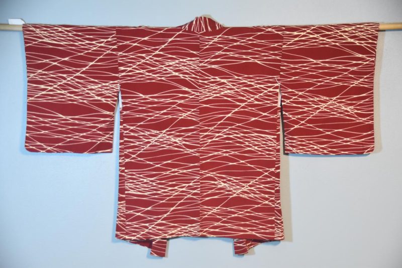 Vintage Japanese Silk Haori Jacket - Image 6