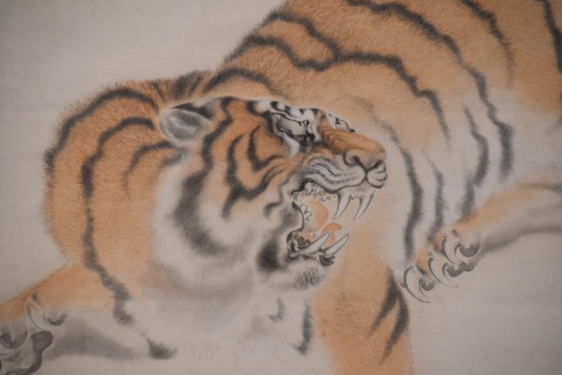 Massive Tiger Hanging Scroll Width:1760 mm's - Image 5
