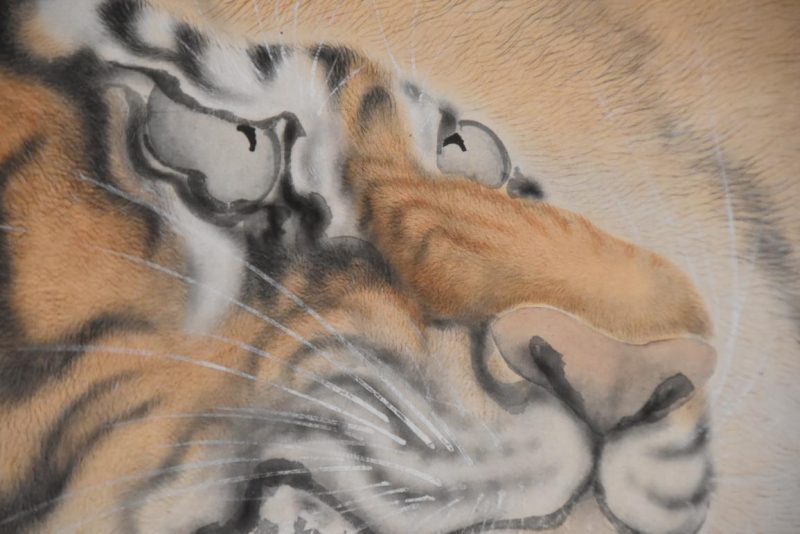 Massive Tiger Hanging Scroll Width:1760 mm's - Image 3
