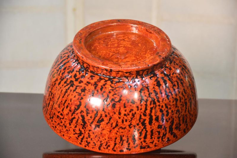 Wakasa Lacquer Bowl Width:236mm - Image 8