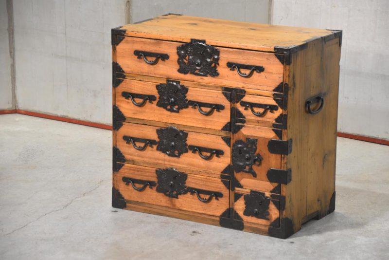 Antique Ko Dansu Small Chest Width:660mm's - Image 4