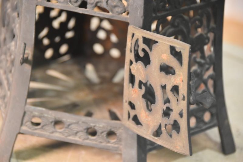 Japanese Bronze Hanging Lantern Width:320mm - Image 6