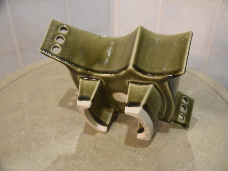 Japanese Ceramic Ikebana Vase - Image 3