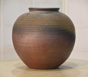 Bizen Pottery Vase Width:280mm