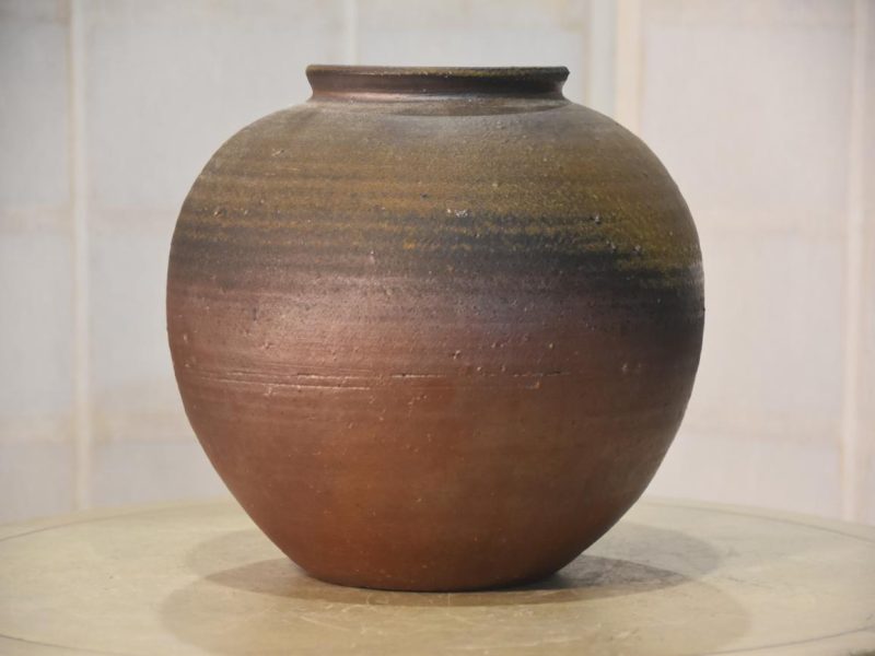 Bizen Pottery Vase Width:280mm