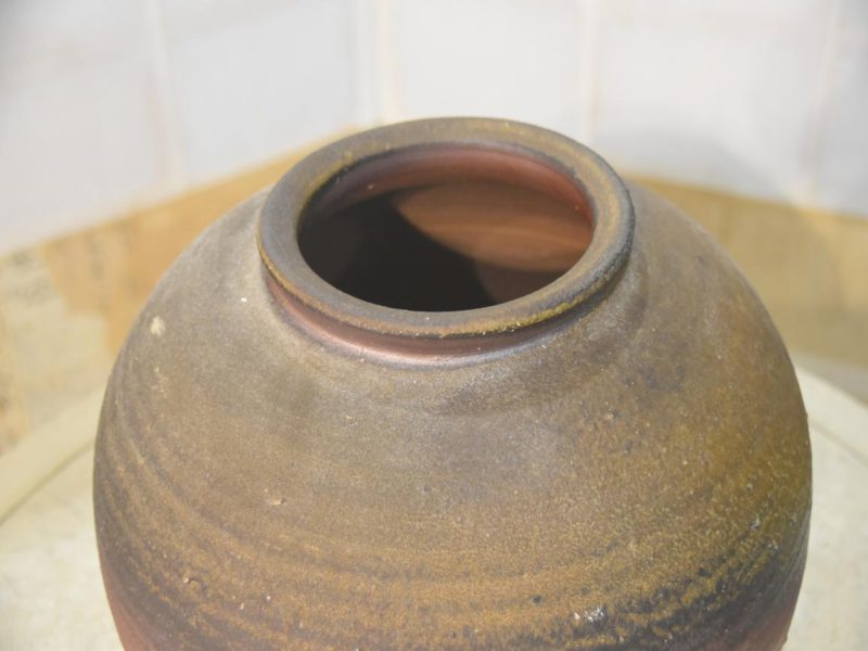 Bizen Pottery Vase Width:280mm - Image 3