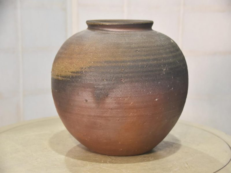 Bizen Pottery Vase Width:280mm - Image 2