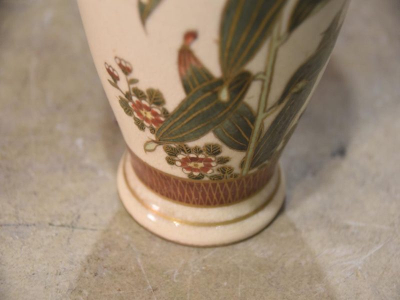 Japanese Ceramic Tiger Lily Vase diameter:90mm - Image 5