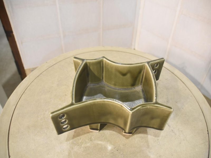 Japanese Ceramic Ikebana Vase - Image 2