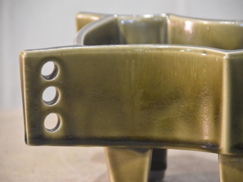 Japanese Ceramic Ikebana Vase - Image 6