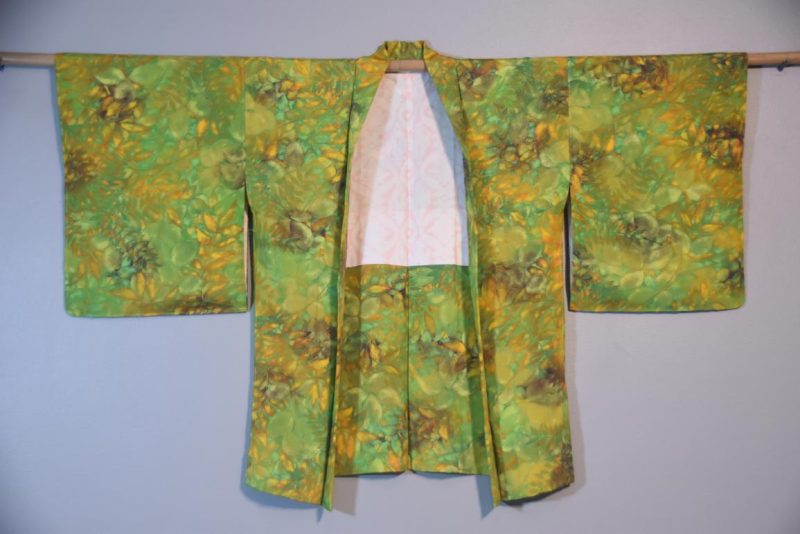 Japanese Vintage Silk Haori Jacket - Image 3