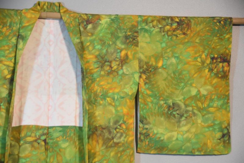 Japanese Vintage Silk Haori Jacket - Image 4