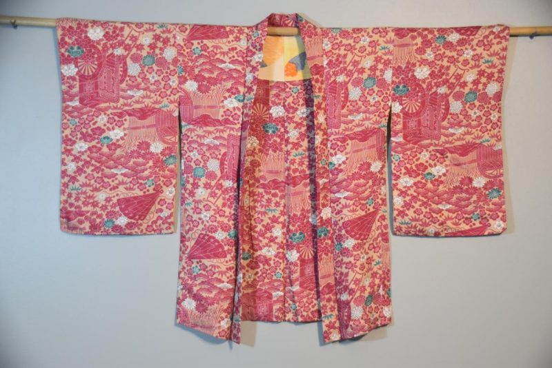 Japanese Vintage Silk Haori Jacket - Image 4