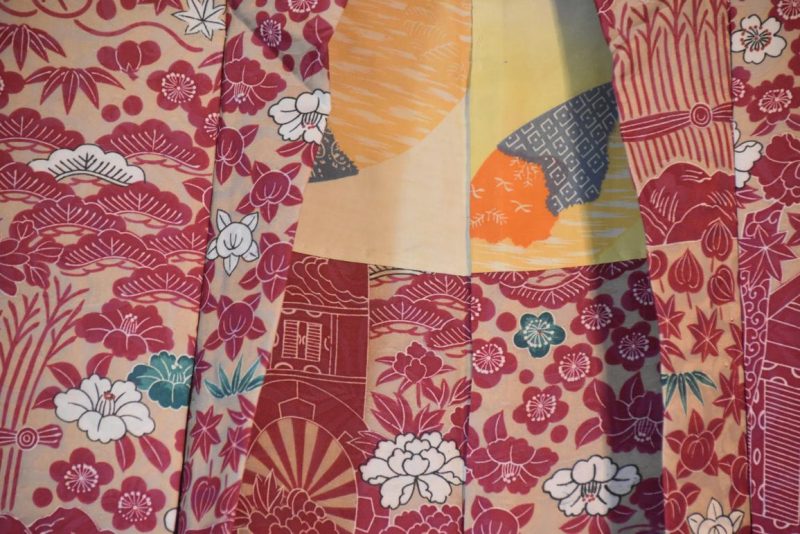 Japanese Vintage Silk Haori Jacket - Image 3