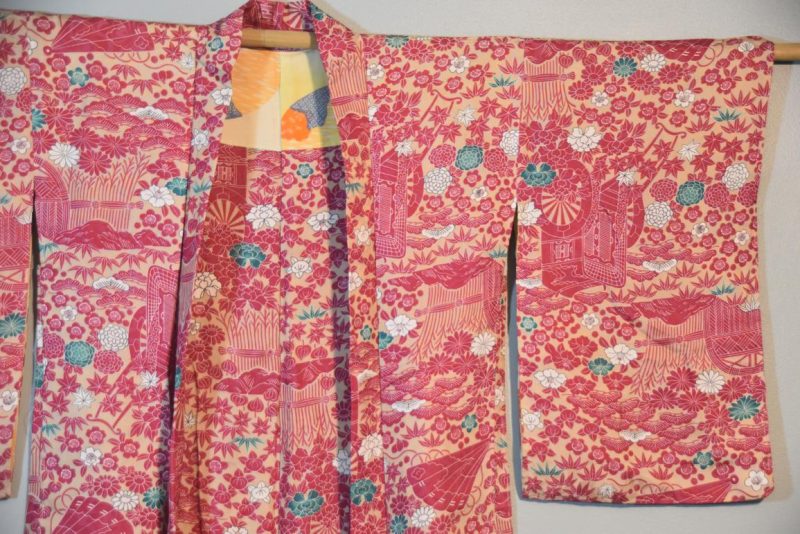 Japanese Vintage Silk Haori Jacket - Image 8