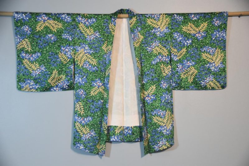 Japanese Vintage Silk Haori Jacket - Image 3