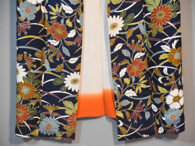 Japanese Vintage Silk Kimono - Image 7