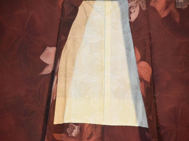 Japanese Vintage Silk Jacquard Haori Jacket - Image 4
