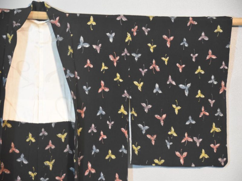 Japanese Vintage Silk Haori Jacket - Image 4