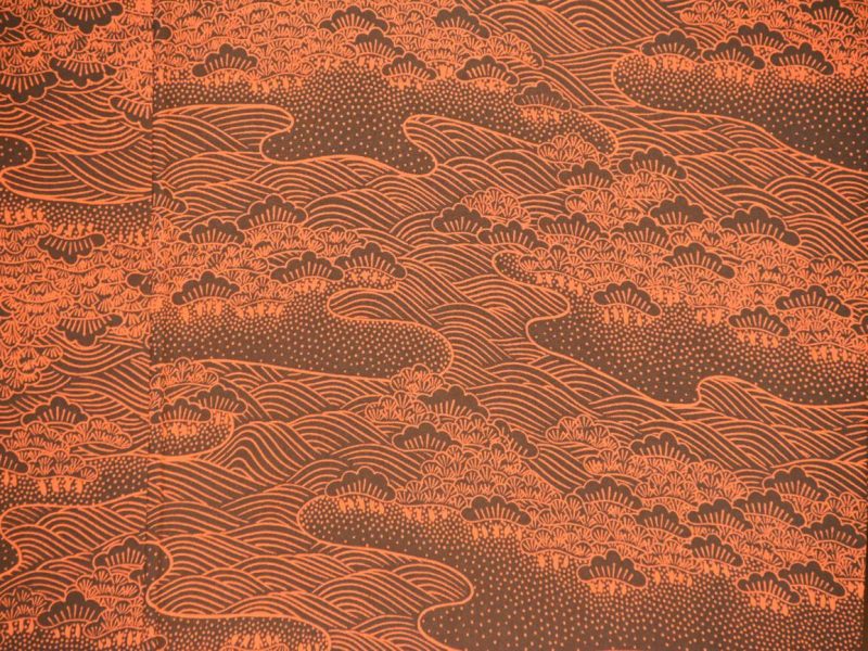 Japanese Vintage Silk Haori Jacket - Image 2