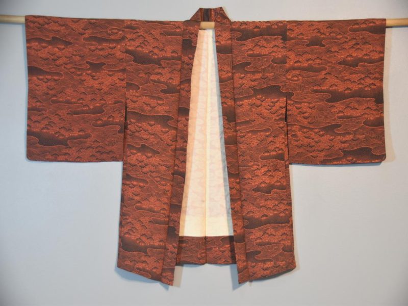 Japanese Vintage Silk Haori Jacket - Image 3