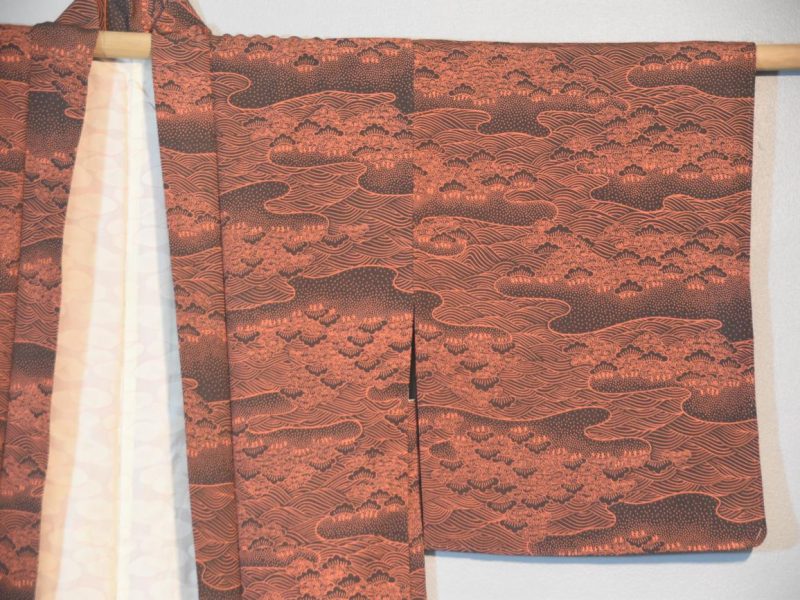 Japanese Vintage Silk Haori Jacket - Image 6