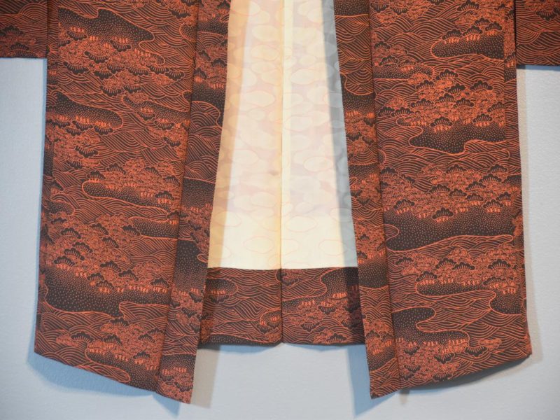 Japanese Vintage Silk Haori Jacket - Image 5