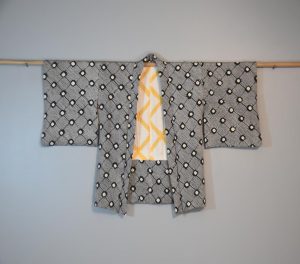 Japanese Vintage Silk Shibori Haori Jacket