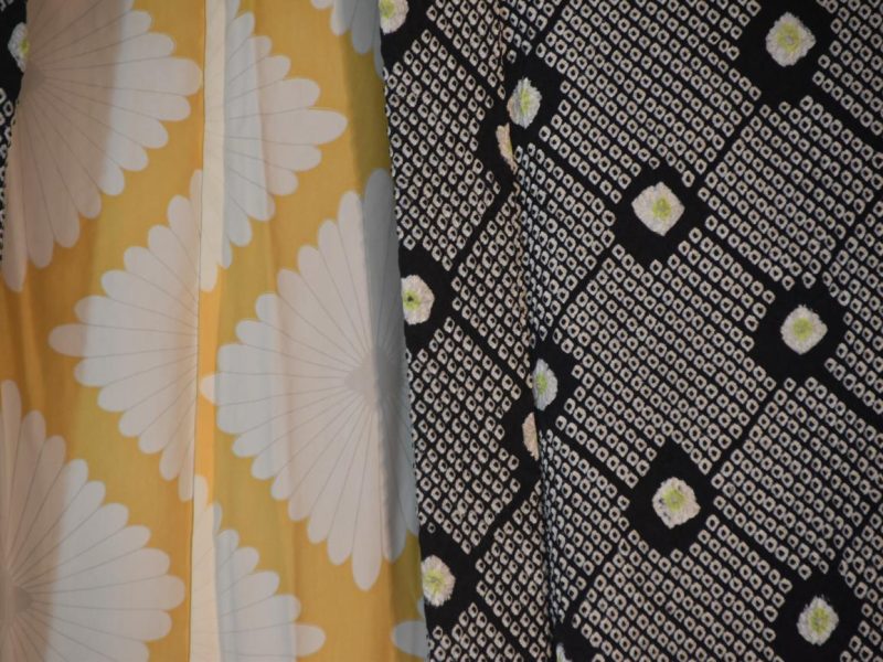 Japanese Vintage Silk Shibori Haori Jacket - Image 4
