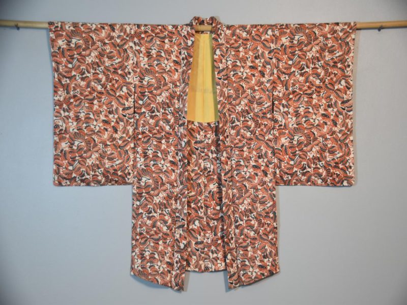 Japanese Vintage Silk Haori Jacket - Image 3