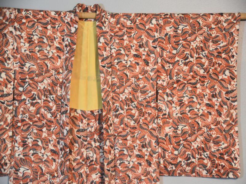 Japanese Vintage Silk Haori Jacket - Image 6