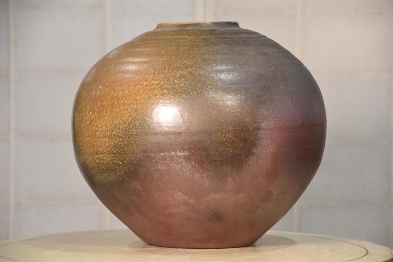 Bizen Pottery Vase Width:380mm