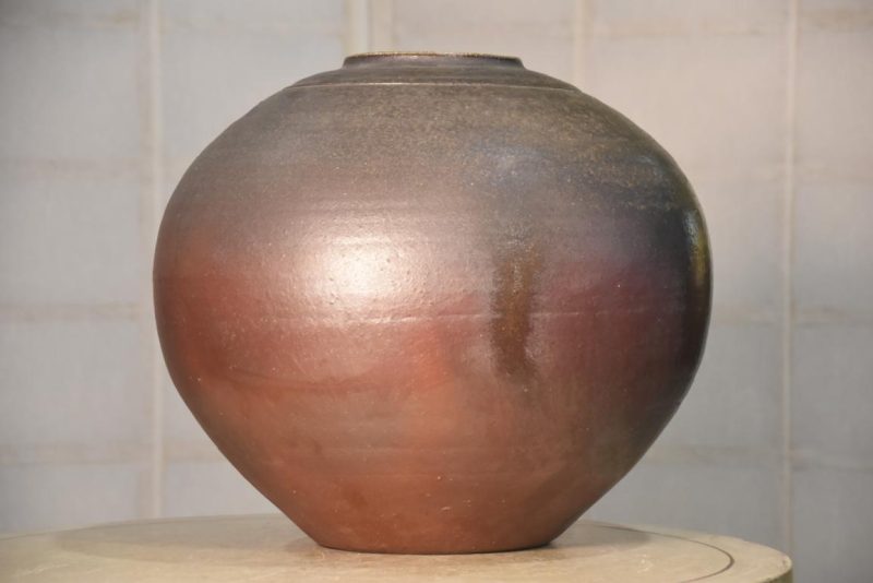Bizen Pottery Vase Width:380mm - Image 5