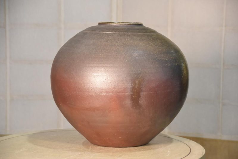 Bizen Pottery Vase Width:380mm - Image 4