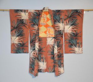 Vintage Japanese Meisen Silk Haori Jacket