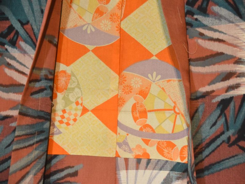Vintage Japanese Meisen Silk Haori Jacket - Image 3