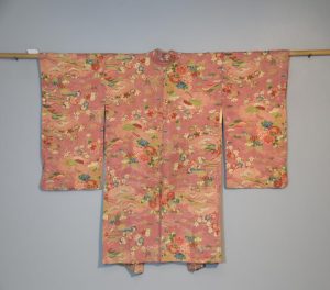 Taisho Period Silk Rinzu (Jacquard) Haori Jacket