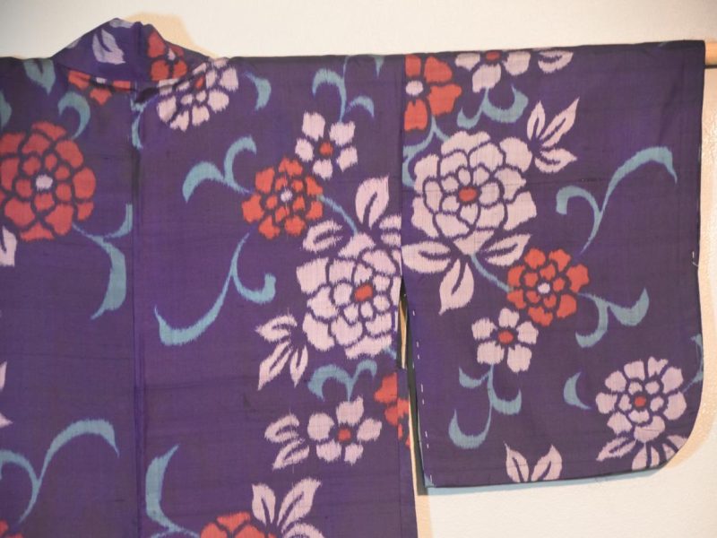 Japanese Vintage Silk Haori Jacket - Image 4
